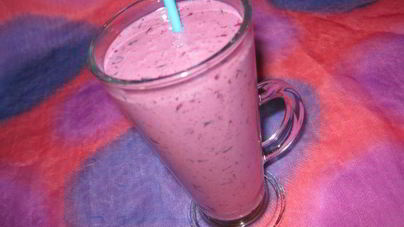 Черничный коктейль