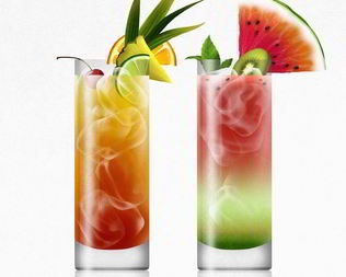 Коктейль для похудения из овощей и фруктов