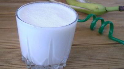 Коктейль с зеленым бананом