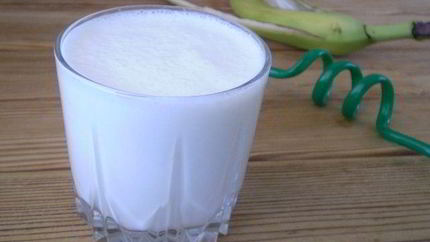 Коктейль с зеленым бананом