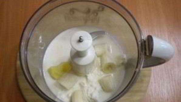 коктейль с зеленым бананом