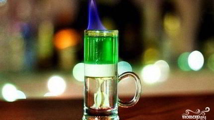 Коктейль слоями