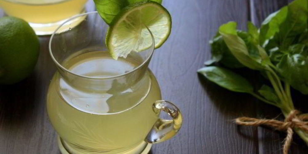 Рецепт лаймонад с душистым перцем и базиликом прохладительные напитки