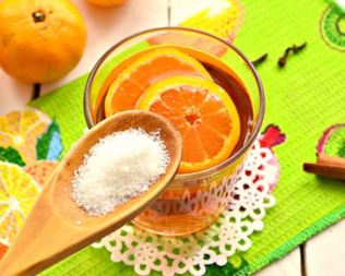 Мандариновый напиток с корицей