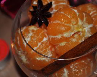 Мандарины в пряном сиропе