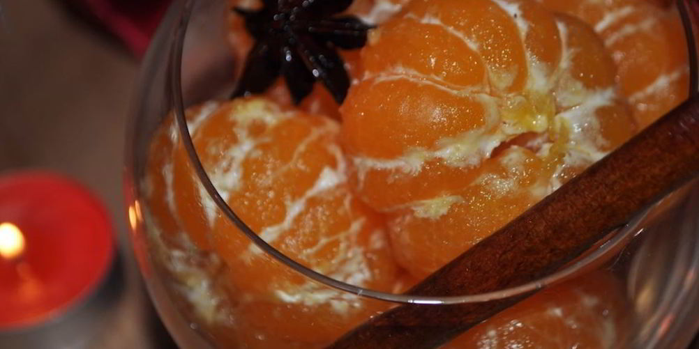 Рецепт мандарины в пряном сиропе