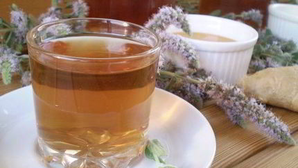 Медовый напиток с мелиссой