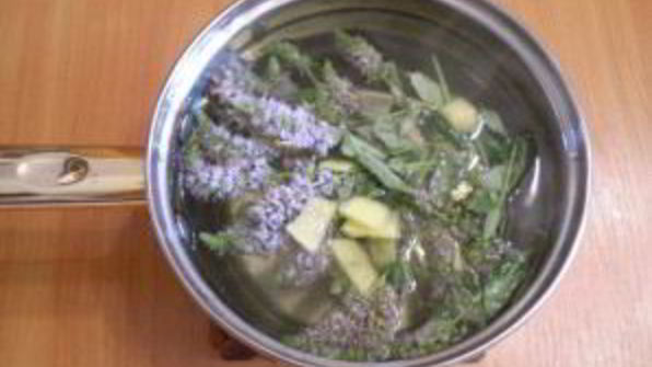 медовый напиток с мелиссой