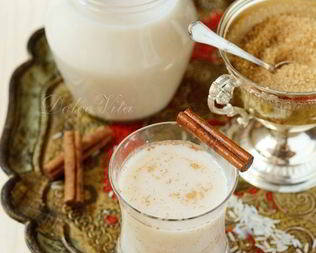 Мексиканский напиток из риса и миндаля