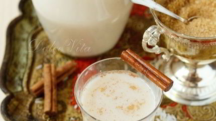 Мексиканский напиток из риса и миндаля