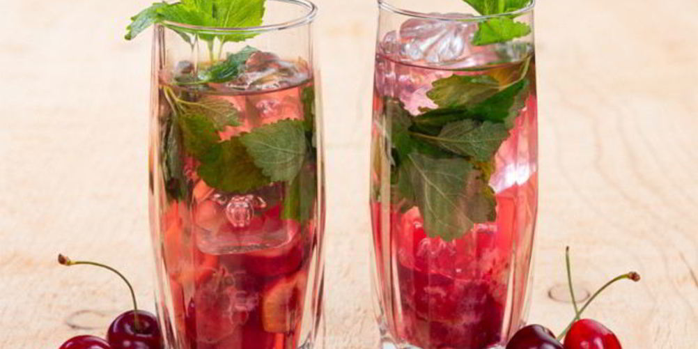 Рецепт мятно-вишневый напиток