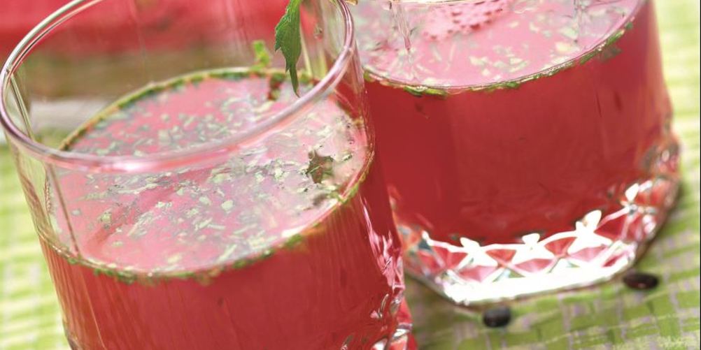 Рецепт мятный коктейль с арбузом