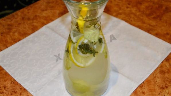 напиток для похудения имбирь огурец лимон мята