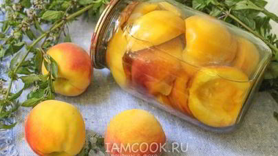 Персики в сиропе на зиму