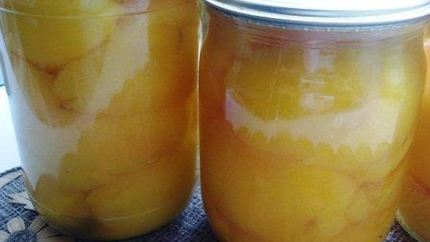 Персики в сиропе