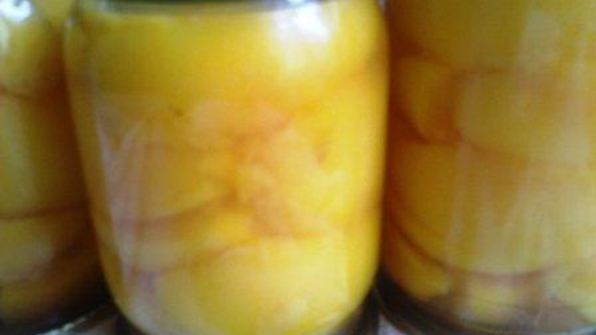 персики в сиропе