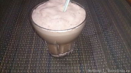 Шоколадно-мятный коктейль