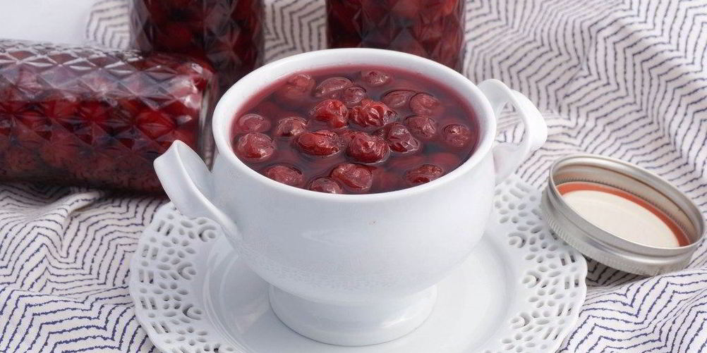 Рецепт вишня в сиропе