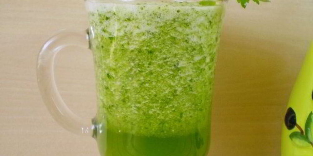 Рецепт зеленый коктейль с огурцом