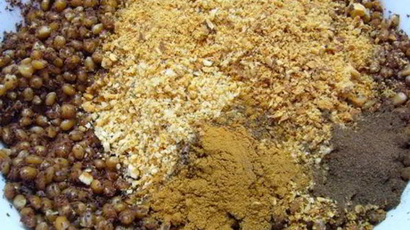 зерна пшеницы в сиропе