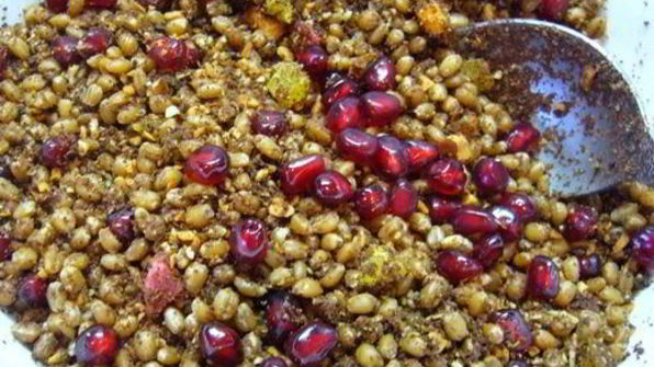 зерна пшеницы в сиропе