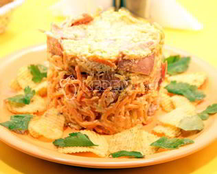 Салат с картошкой