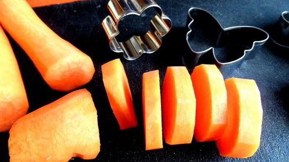 фруктовый салат гусеничка