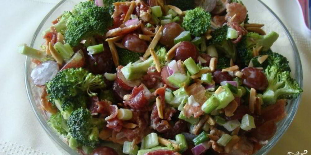 Рецепт красный салат из брокколи
