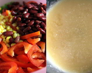 Мясной салат