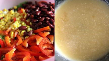 Мясной салат