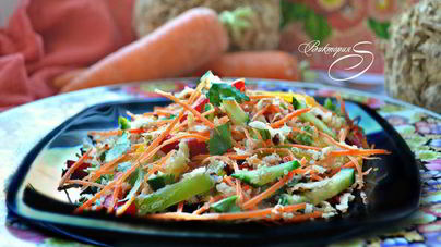 Овощной салат с киноа