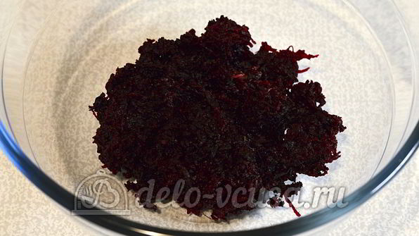 постный салат из свеклы