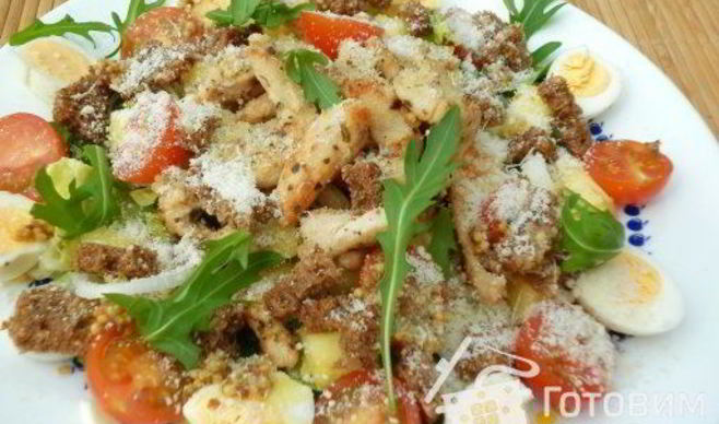 Салат Ананасовые фантазии