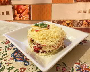 Салат Француженка с репчатым луком