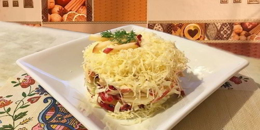 Рецепт салат француженка с репчатым луком