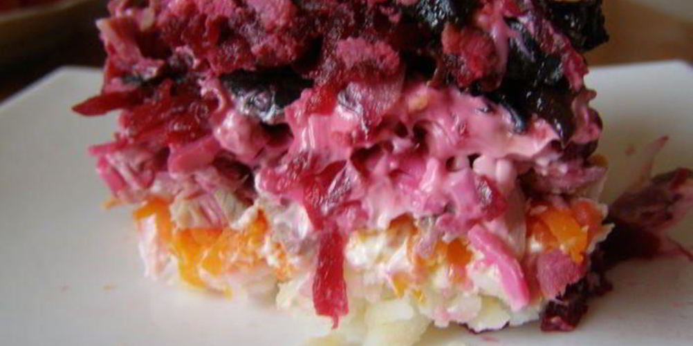 Рецепт салат гренадер