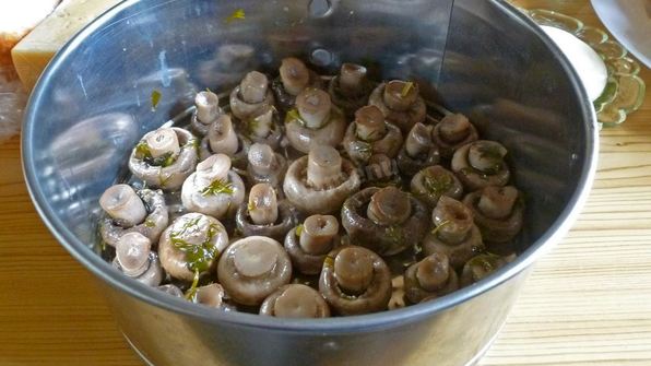 салат грибная поляна с шампиньонами