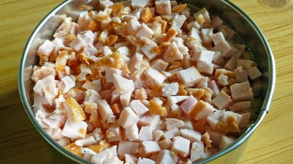 салат грибная поляна с шампиньонами