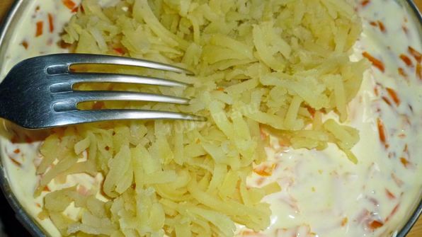 салат грибная поляна с шампиньонами