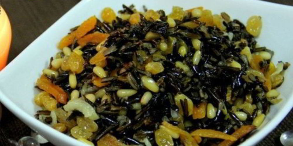 Рецепт салат из дикого риса