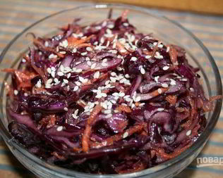 Салат из капусты и моркови