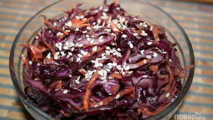 Салат из капусты и моркови
