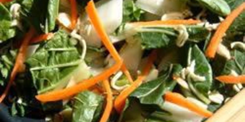 Рецепт салат из китайской капусты бок чой