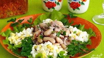 Салат из консервированной сардины