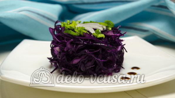 салат из краснокочанной капусты