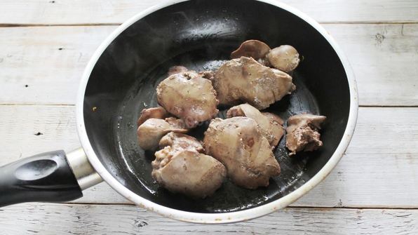 салат из куриной печени с морковью