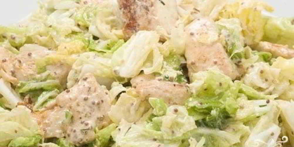 Рецепт салат из пекинской капусты с сухариками