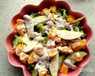 Салат из сельдерея и яблок