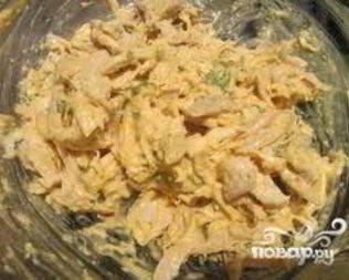 Салат из сердца индейки