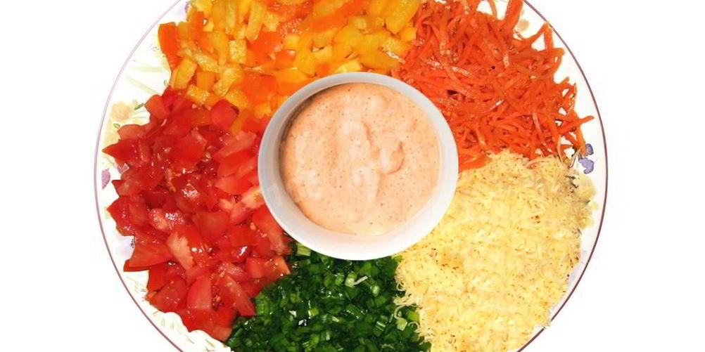 Рецепт салат козел в огороде с сыром